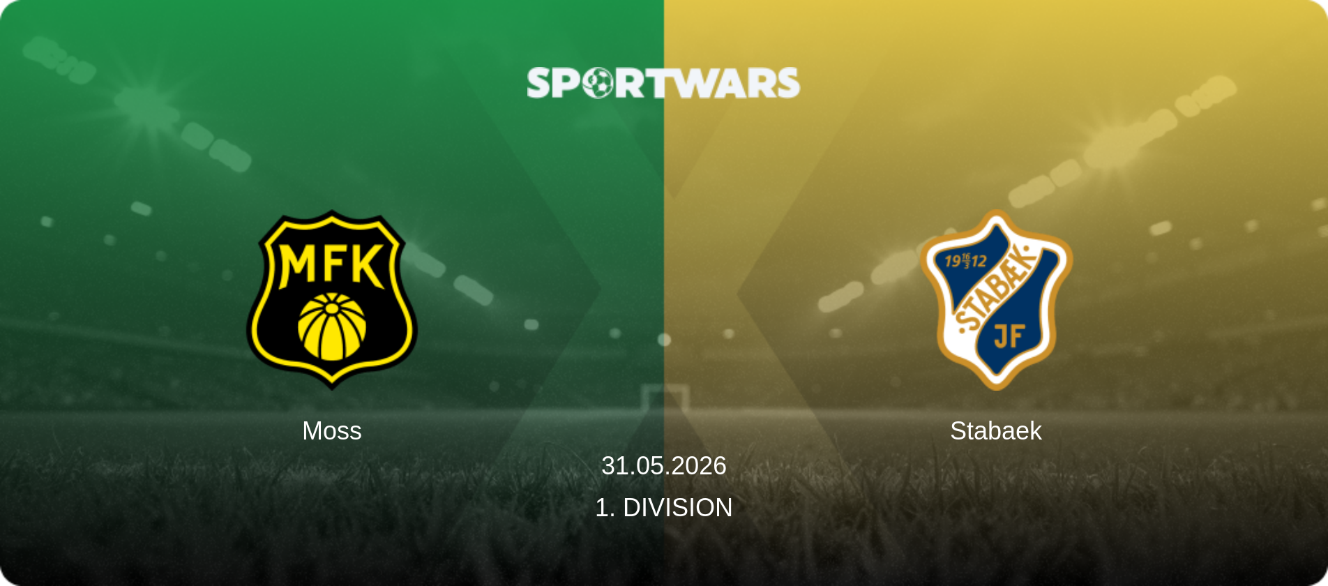 Moss — Stabaek, 31.05.2026 — 1. Division (match preview)