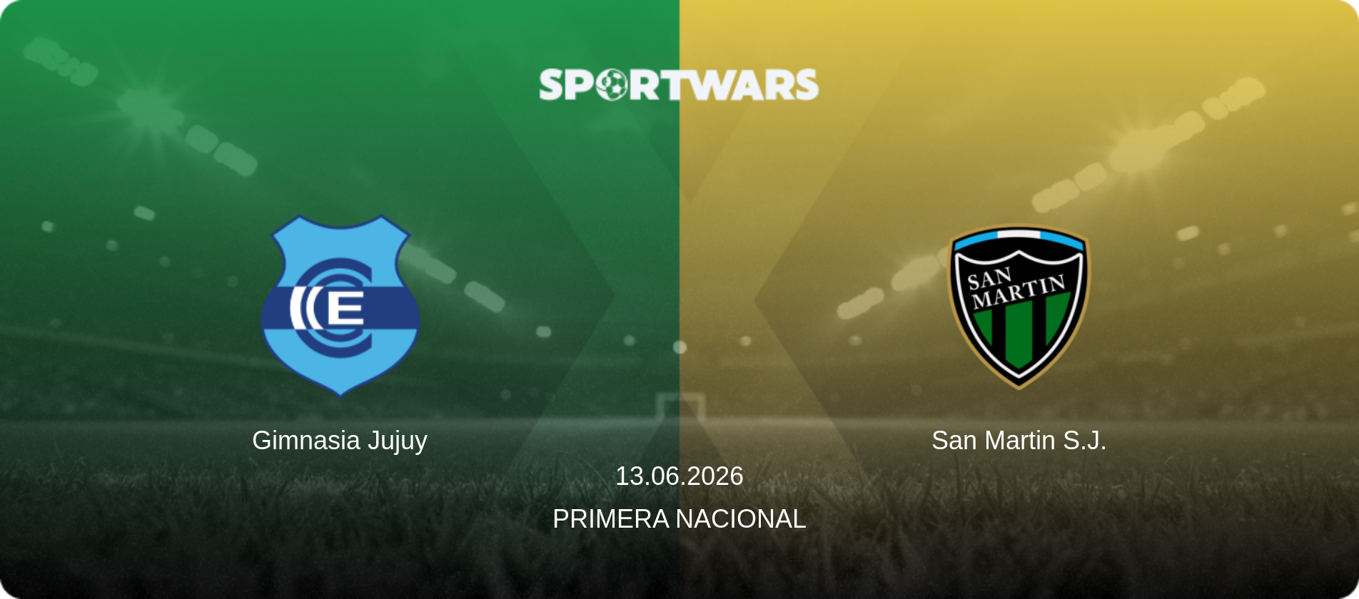 Gimnasia Jujuy — San Martin S.J., 13.06.2026 — Primera Nacional (match preview)