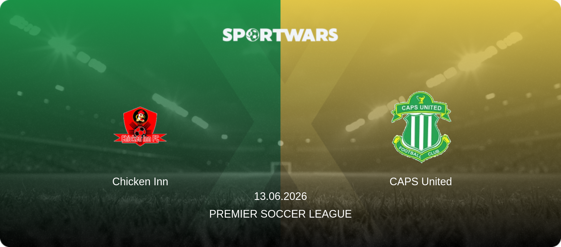 Chicken Inn — CAPS United, 13.06.2026 — Premier Soccer League (match preview)