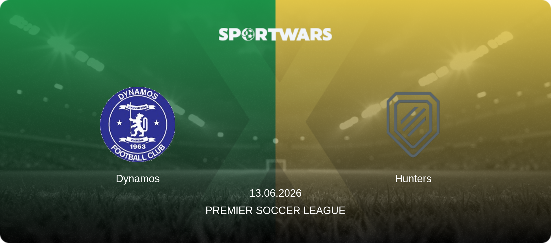 Dynamos — Hunters, 13.06.2026 — Premier Soccer League (match preview)