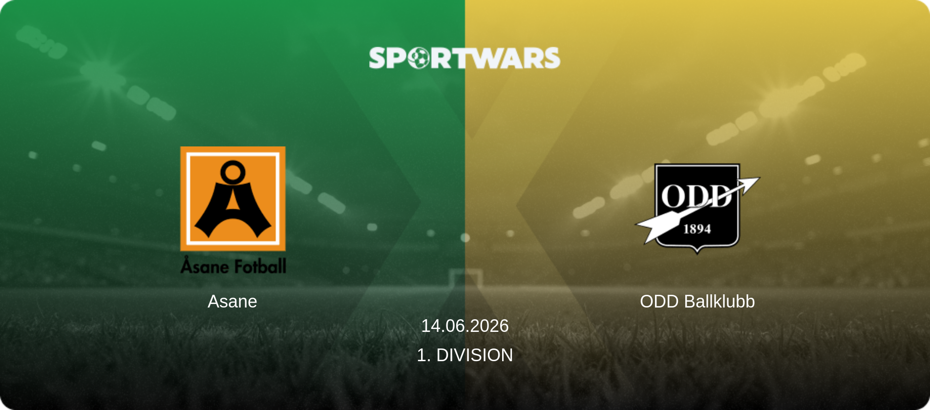 Asane — ODD Ballklubb, 14.06.2026 — 1. Division (match preview)
