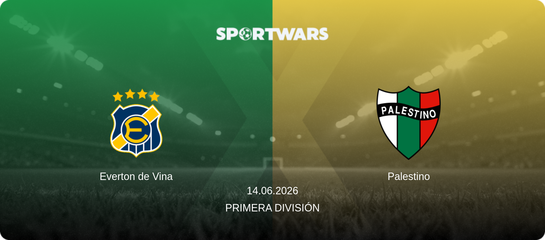 Everton de Vina — Palestino, 14.06.2026 — Primera División (match preview)