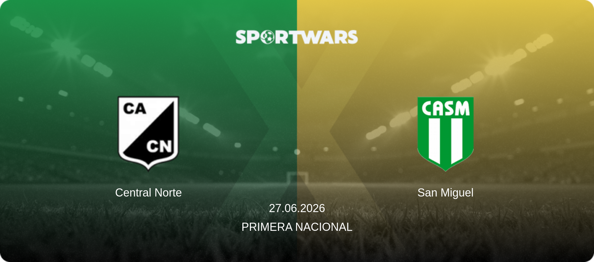 Central Norte — San Miguel, 27.06.2026 — Primera Nacional (match preview)