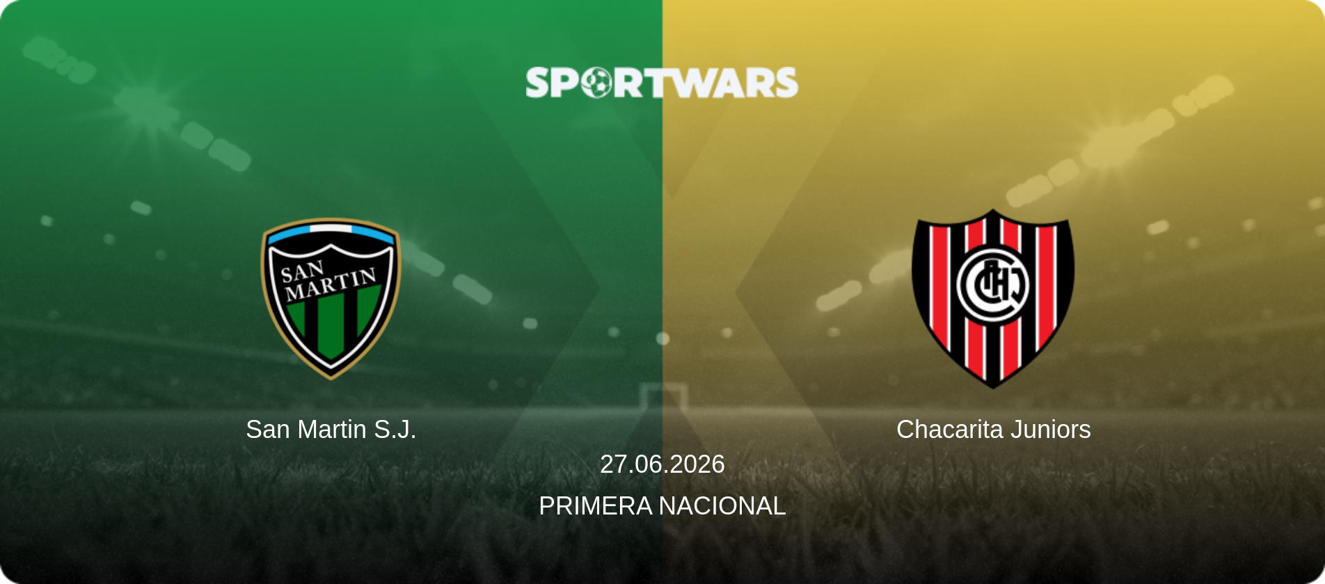 San Martin S.J. — Chacarita Juniors, 27.06.2026 — Primera Nacional (match preview)
