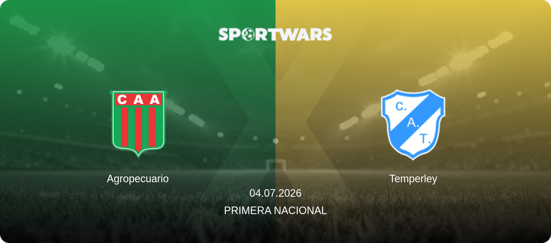 Agropecuario — Temperley, 04.07.2026 — Primera Nacional (match preview)