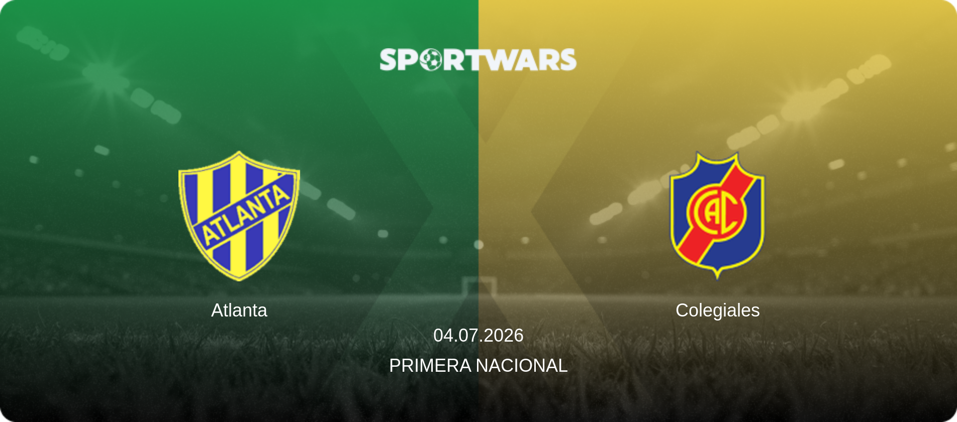 Atlanta — Colegiales, 04.07.2026 — Primera Nacional (match preview)