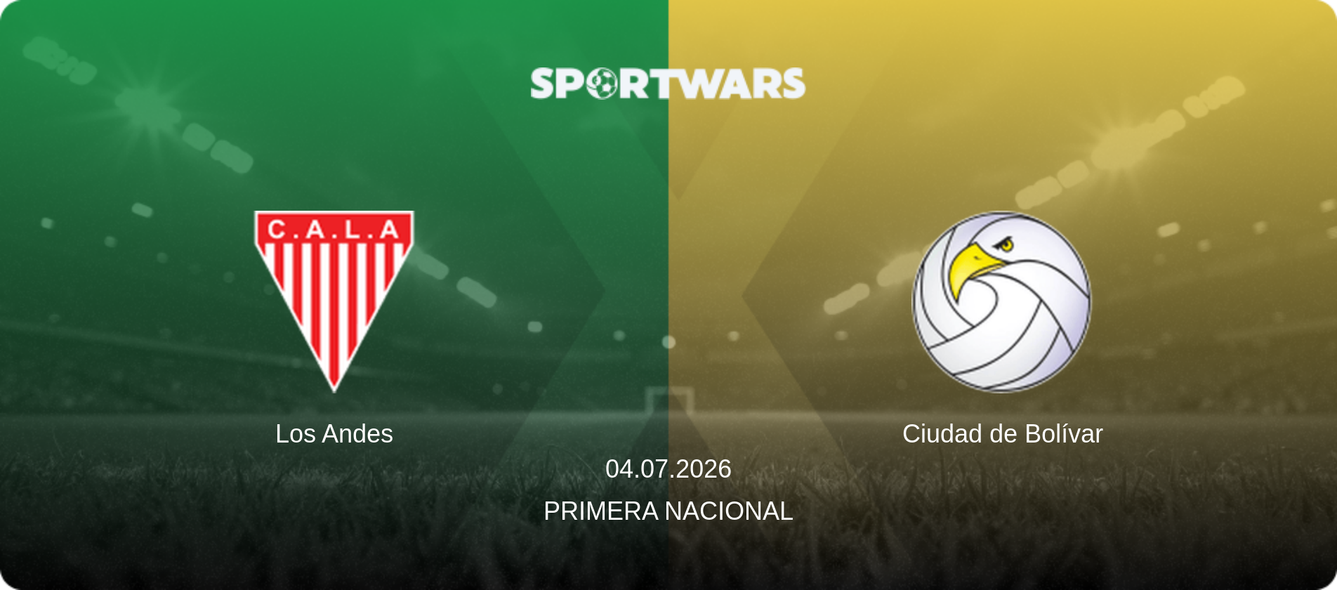 Los Andes — Ciudad de Bolívar, 04.07.2026 — Primera Nacional (match preview)