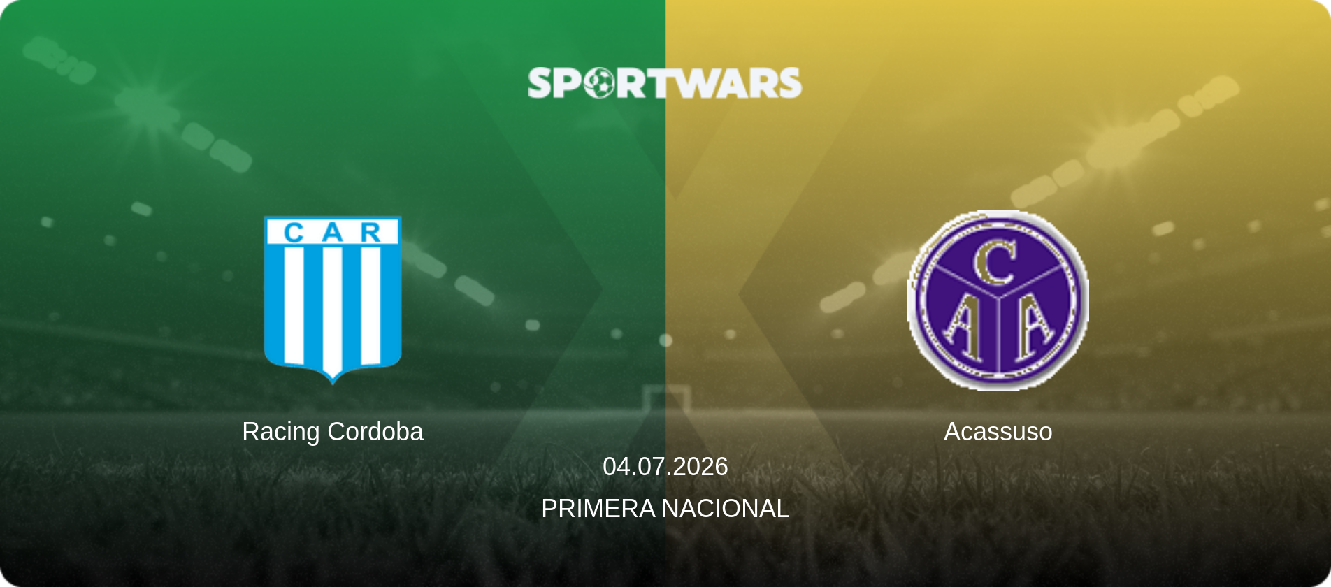 Racing Cordoba — Acassuso, 04.07.2026 — Primera Nacional (match preview)