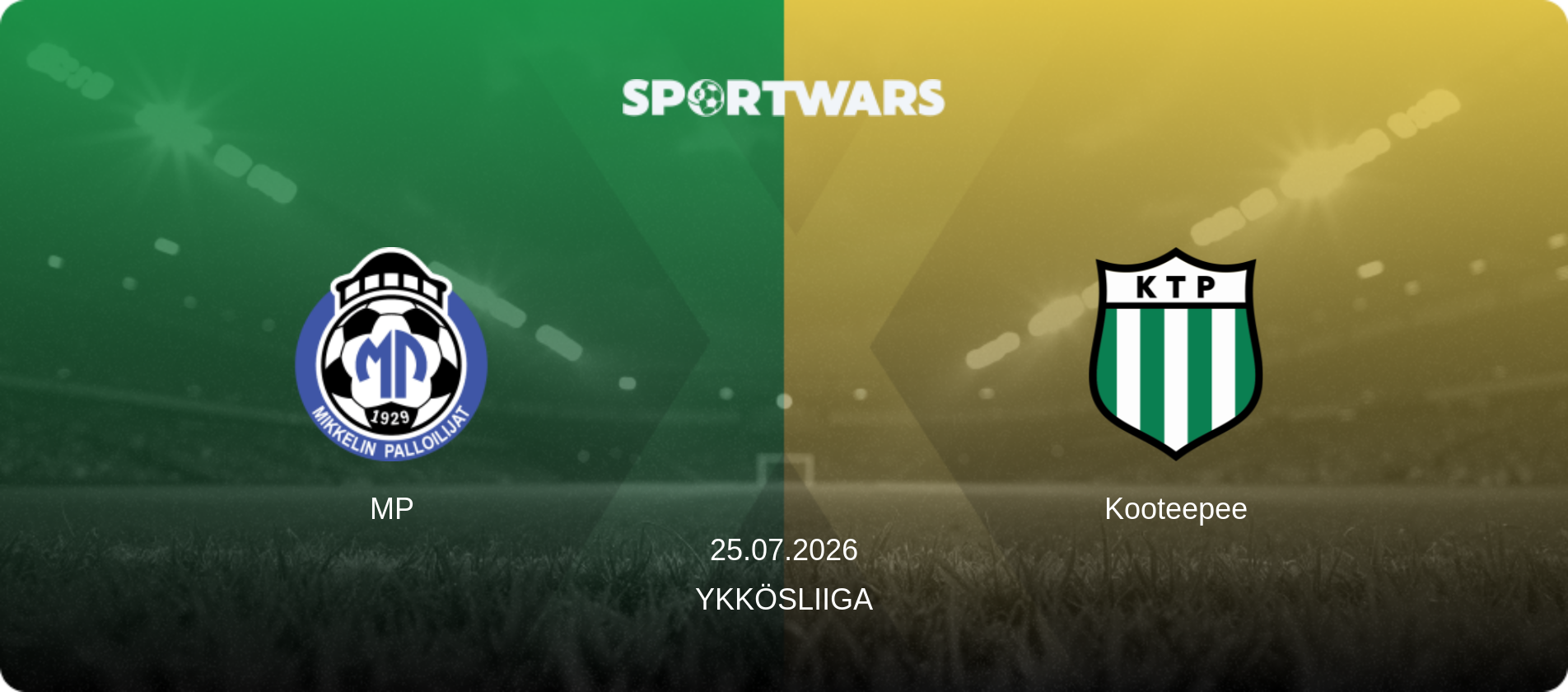 MP — Kooteepee, 25.07.2026 — Ykkösliiga (match preview)