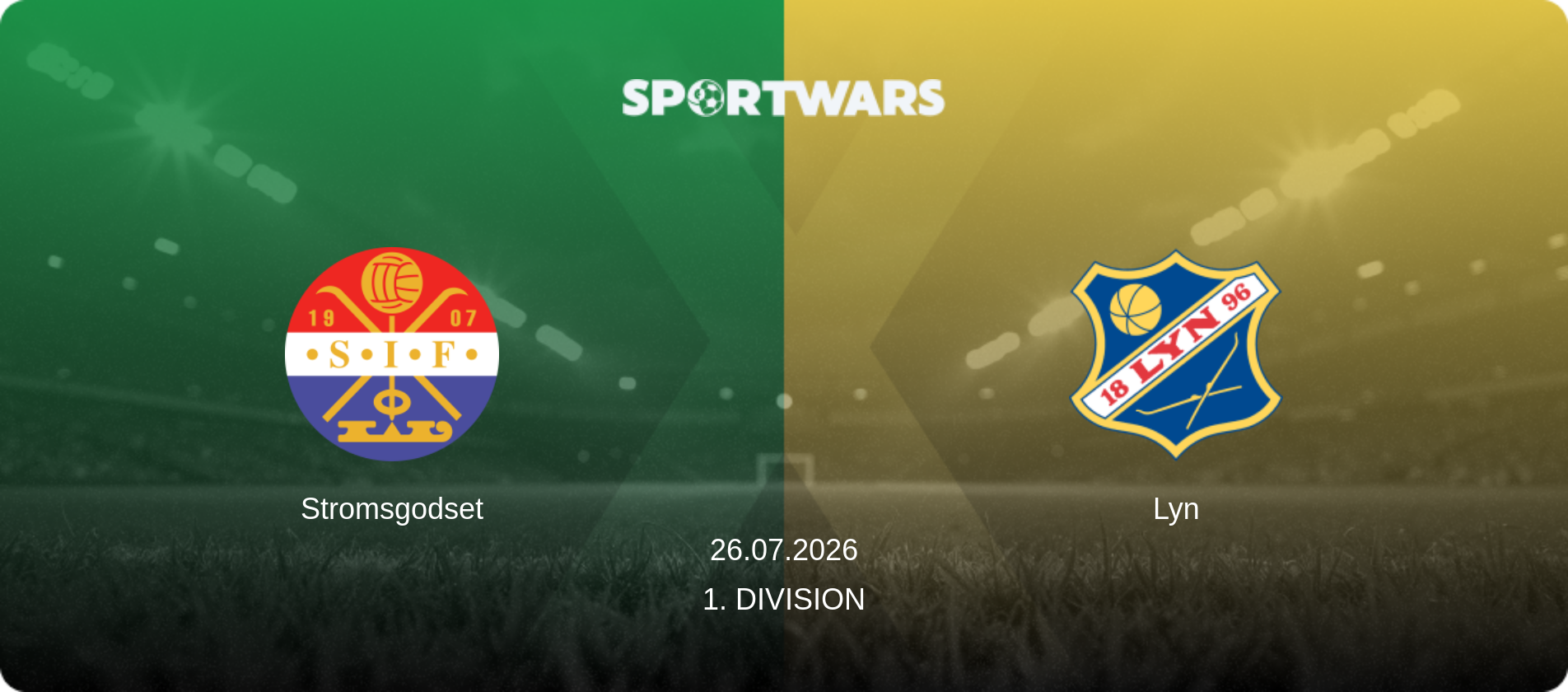 Stromsgodset — Lyn, 26.07.2026 — 1. Division (match preview)