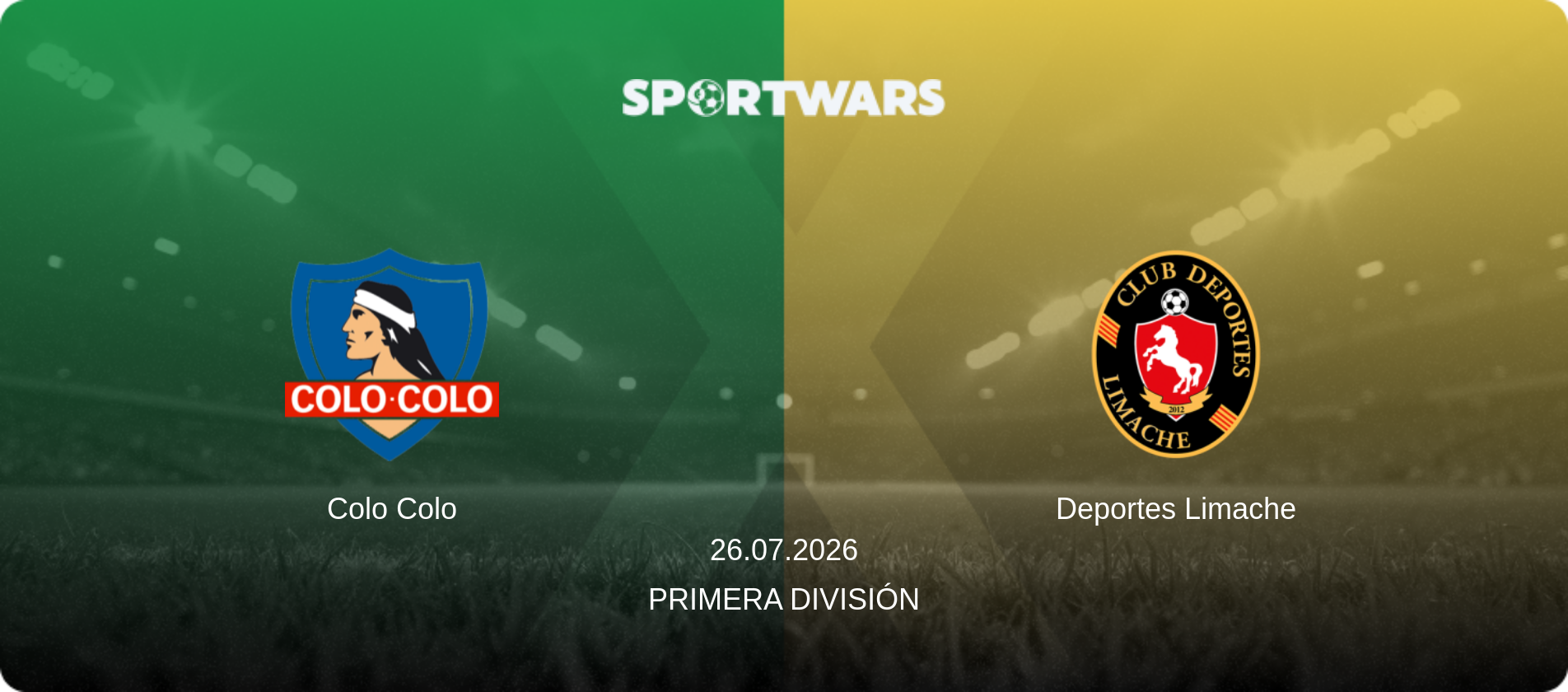 Colo Colo — Deportes Limache, 26.07.2026 — Primera División (match preview)