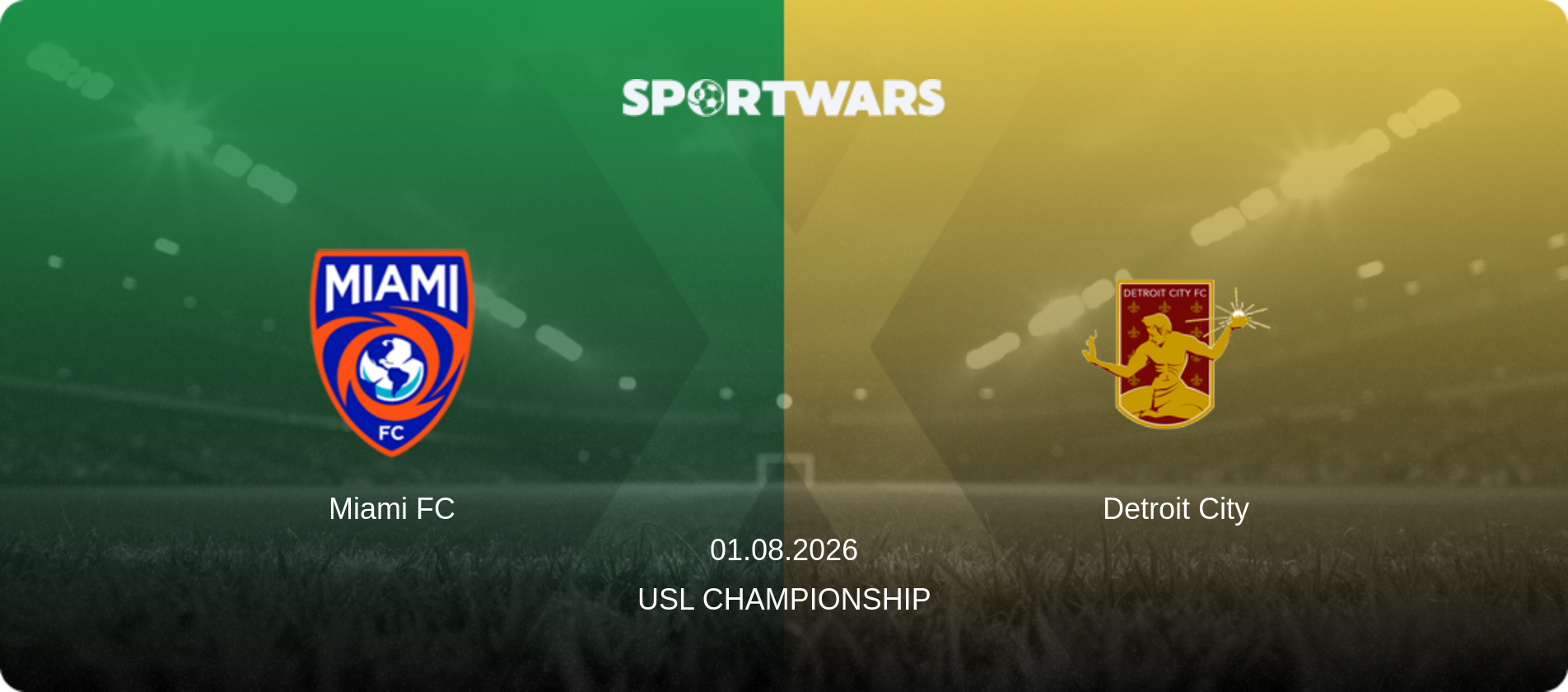 Miami FC — Detroit City, 01.08.2026 — USL Championship (match preview)