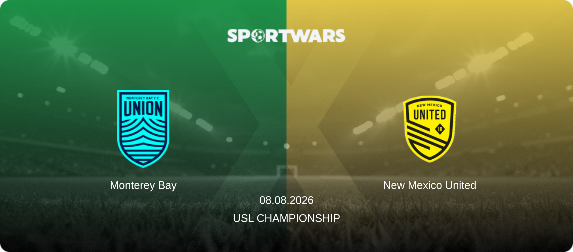 Monterey Bay — New Mexico United, 08.08.2026 — USL Championship (match preview)