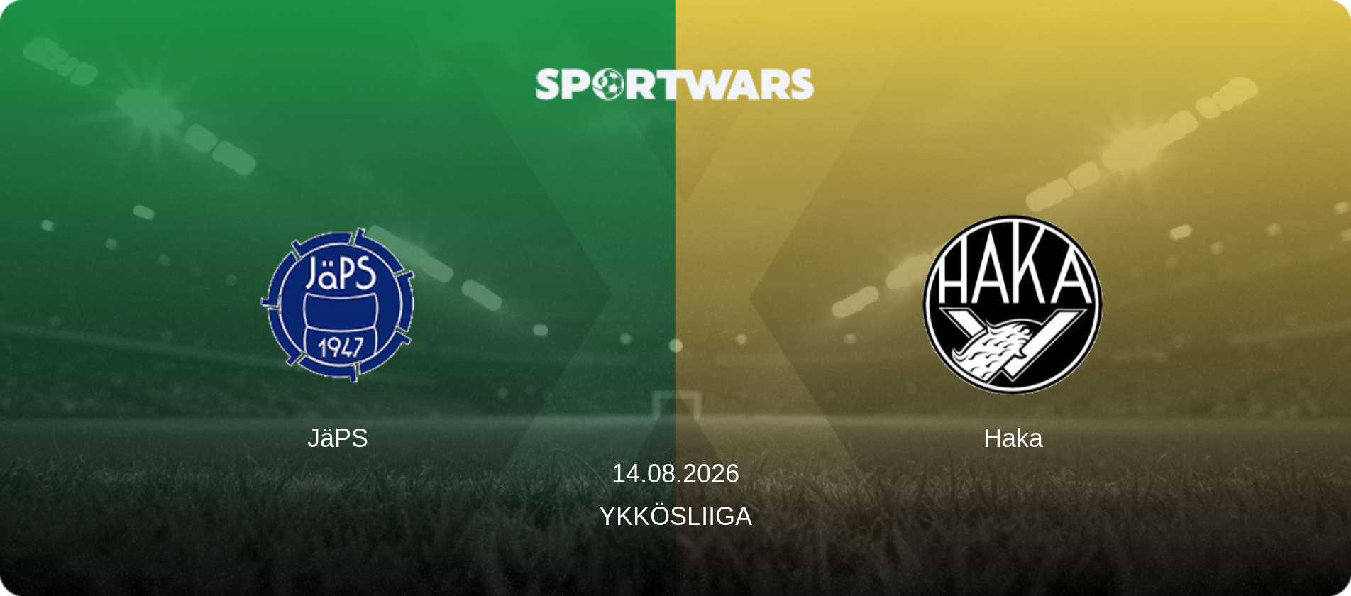 JäPS — Haka, 14.08.2026 — Ykkösliiga (match preview)