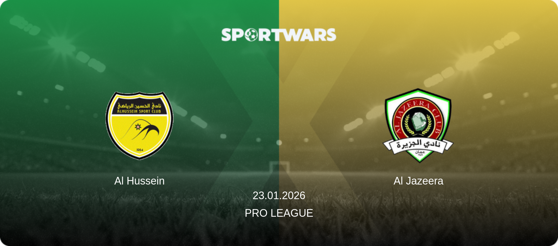 Al Hussein — Al Jazeera, 23.01.2026 — Pro League (match preview)