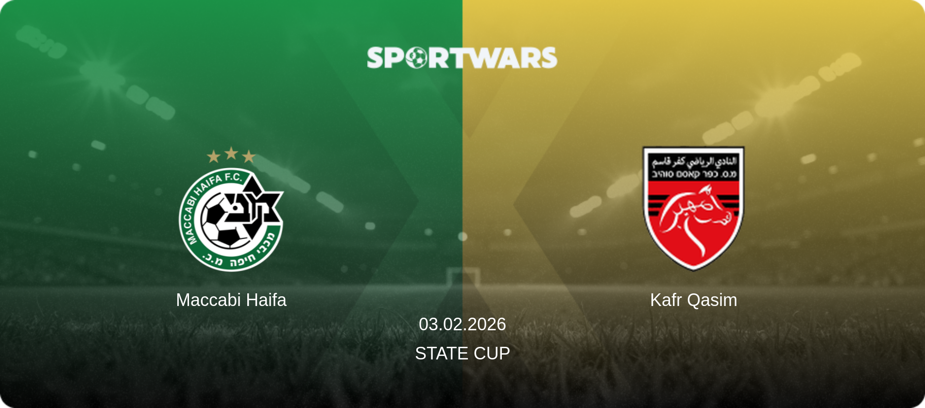 Maccabi Haifa — Kafr Qasim, 03.02.2026 — State Cup (match preview)