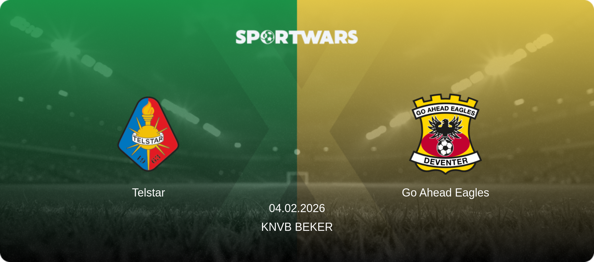 Telstar — Go Ahead Eagles, 04.02.2026 — KNVB Beker (match preview)