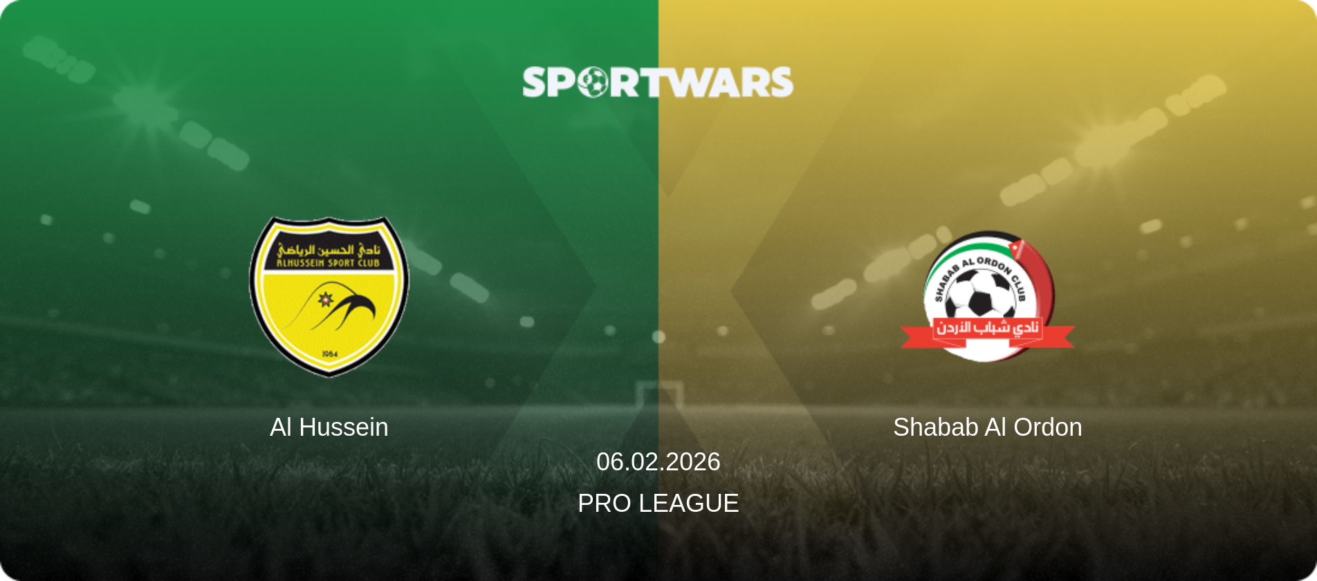 Al Hussein — Shabab Al Ordon, 06.02.2026 — Pro League (match preview)