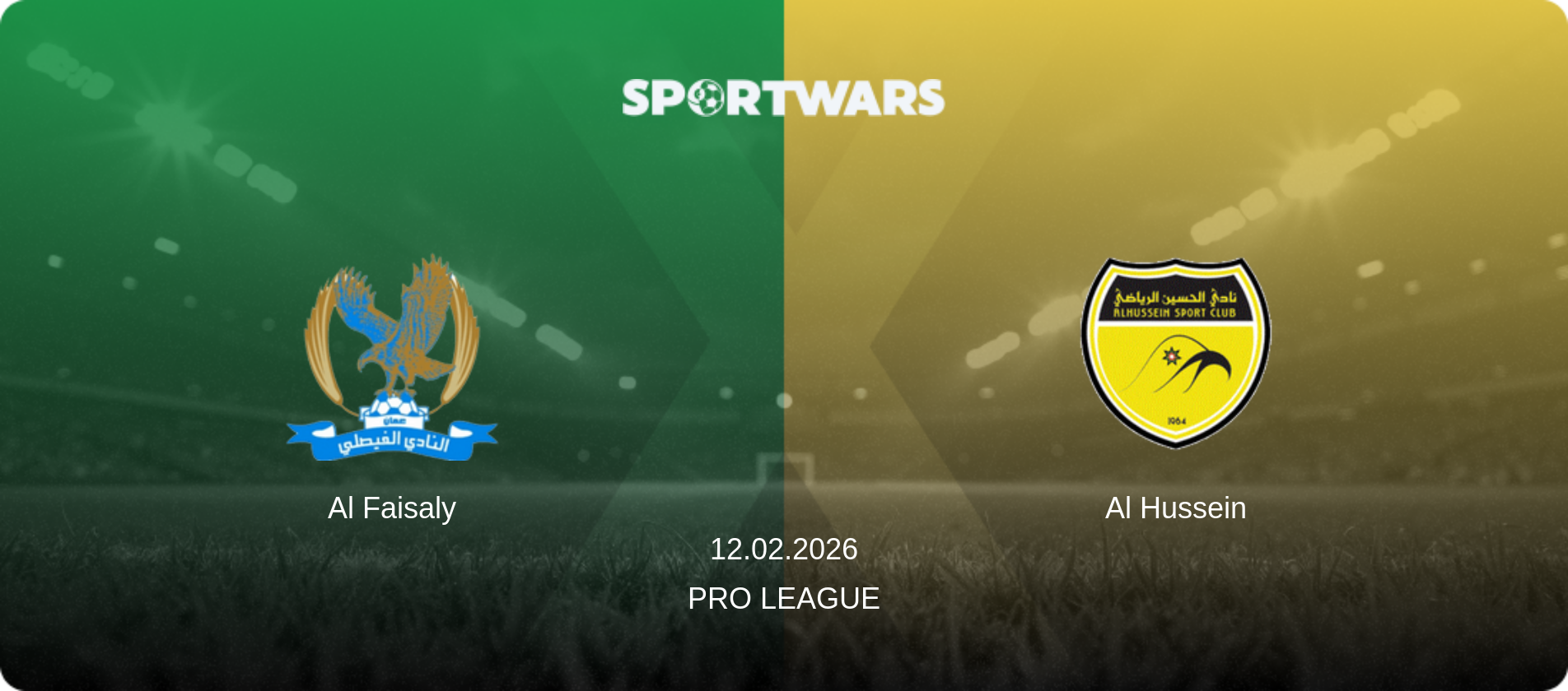 Al Faisaly — Al Hussein, 12.02.2026 — Pro League (match preview)