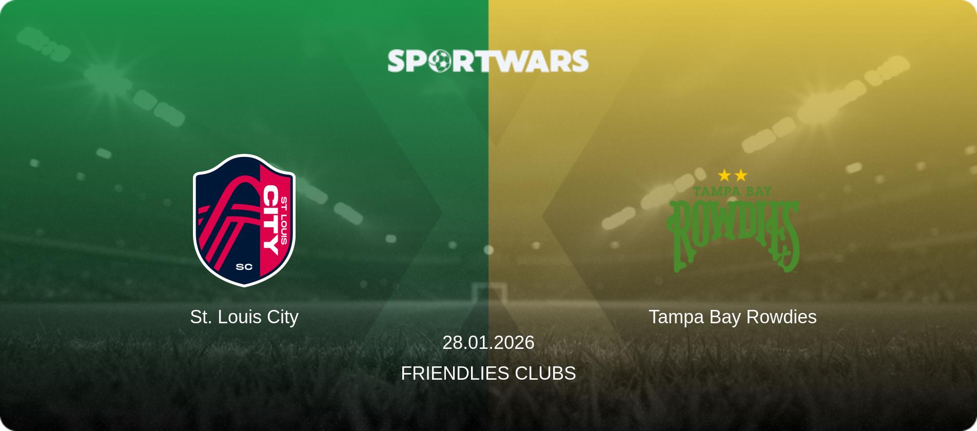 St. Louis City — Tampa Bay Rowdies, 28.01.2026 — Friendlies Clubs (match preview)