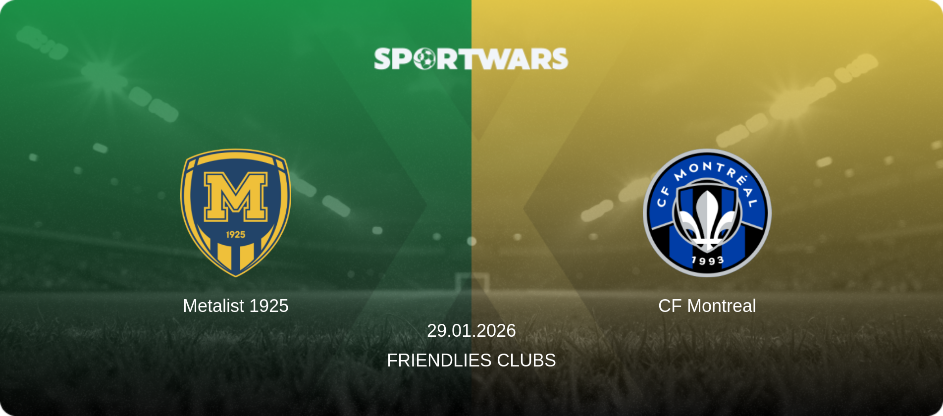 Metalist 1925 — CF Montreal, 29.01.2026 — Friendlies Clubs (match preview)