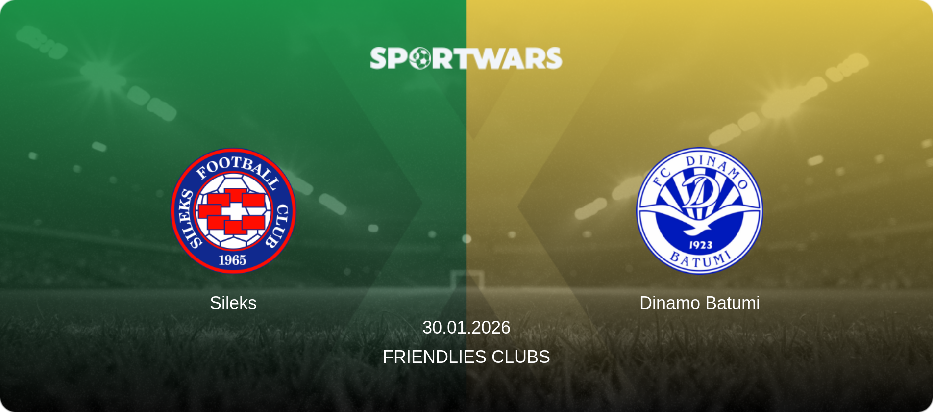 Sileks — Dinamo Batumi, 30.01.2026 — Friendlies Clubs (match preview)