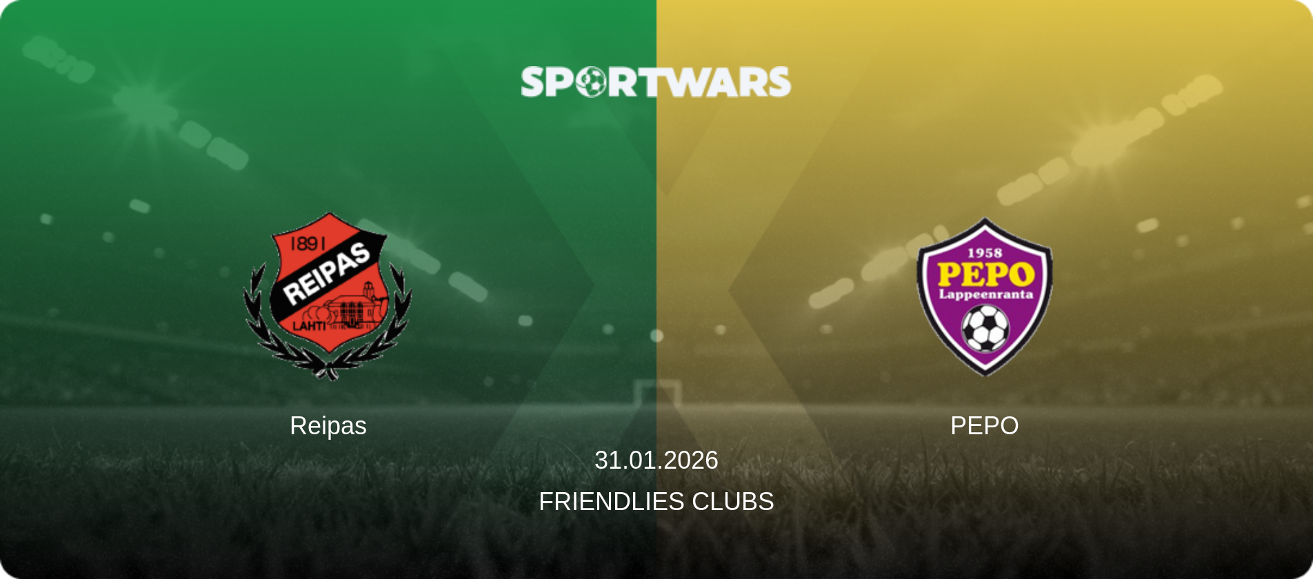 Reipas — PEPO, 31.01.2026 — Friendlies Clubs (match preview)