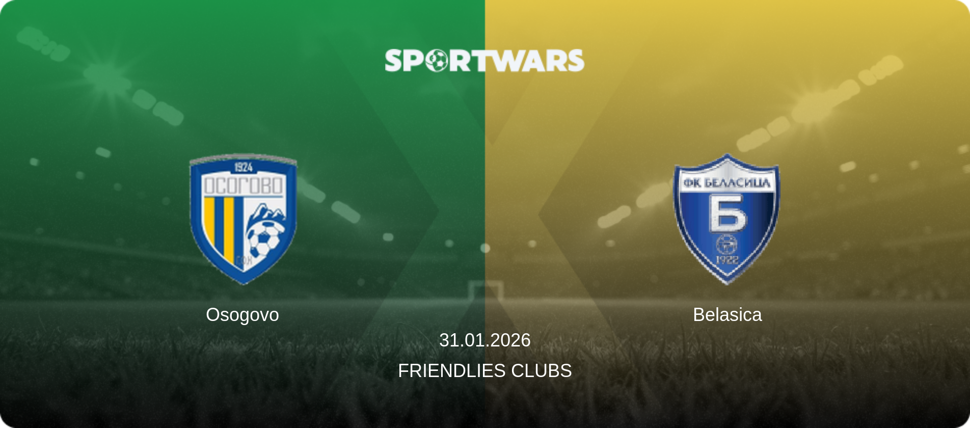 Osogovo — Belasica, 31.01.2026 — Friendlies Clubs (match preview)