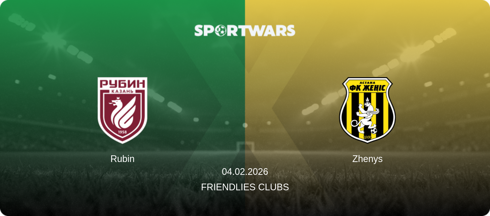 Rubin — Zhenys, 04.02.2026 — Friendlies Clubs (match preview)