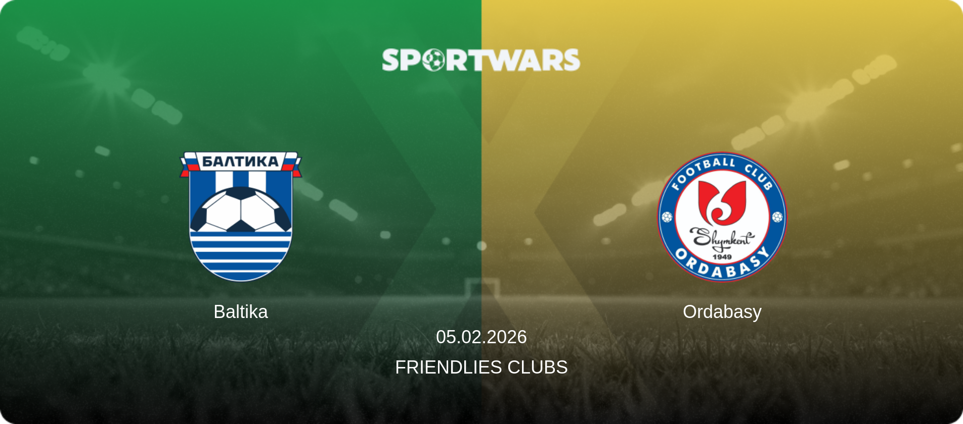 Baltika — Ordabasy, 05.02.2026 — Friendlies Clubs (match preview)