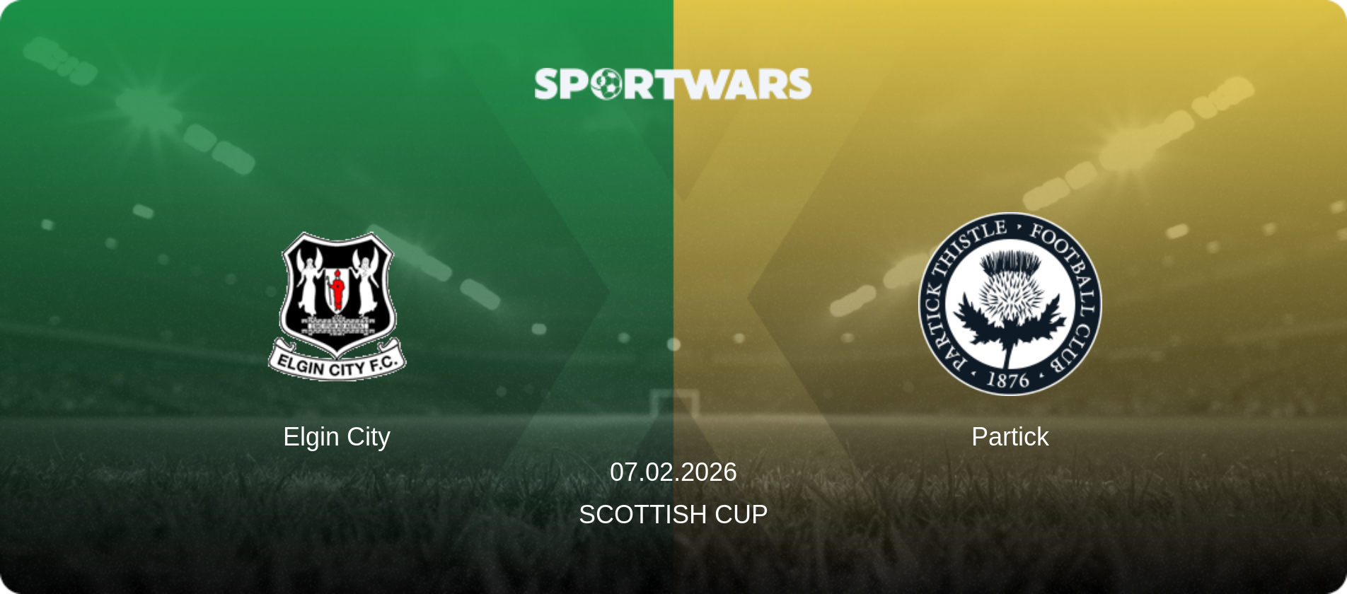 Elgin City — Partick, 07.02.2026 — Scottish Cup (match preview)
