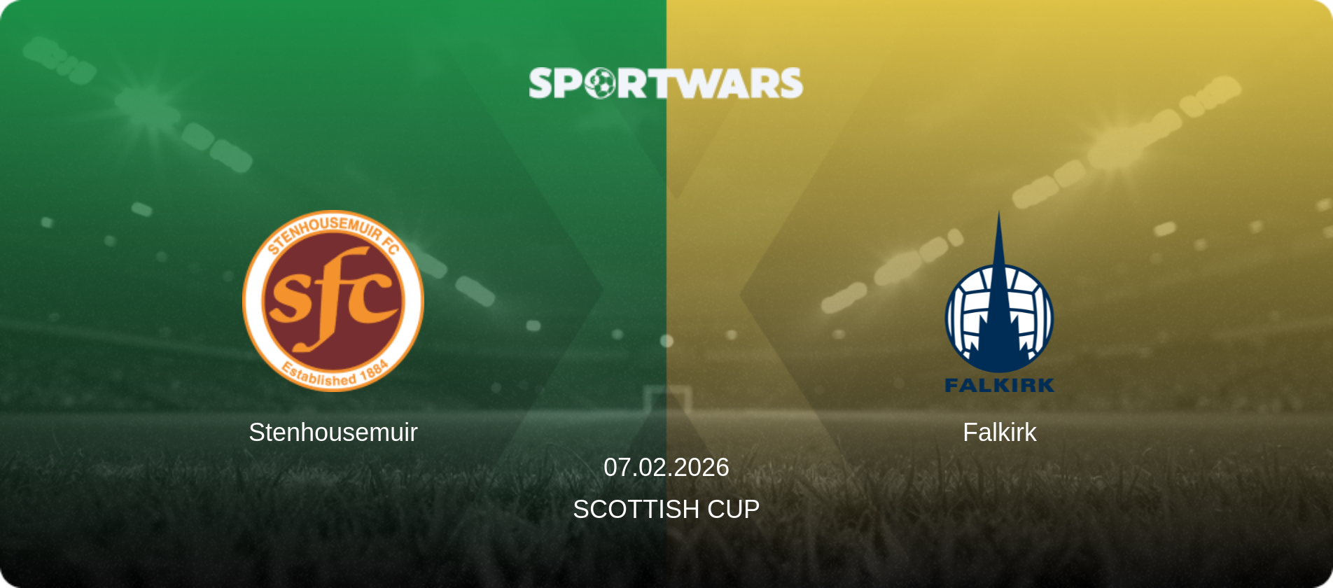 Stenhousemuir — Falkirk, 07.02.2026 — Scottish Cup (match preview)