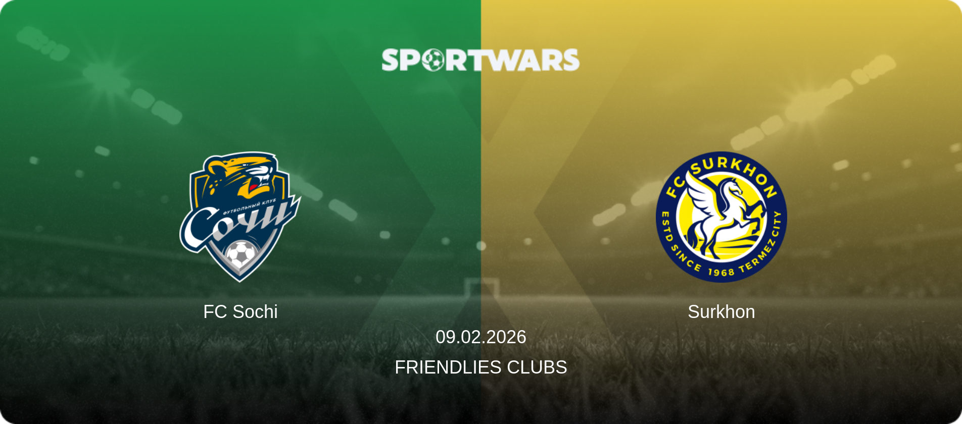 FC Sochi — Surkhon, 09.02.2026 — Friendlies Clubs (match preview)