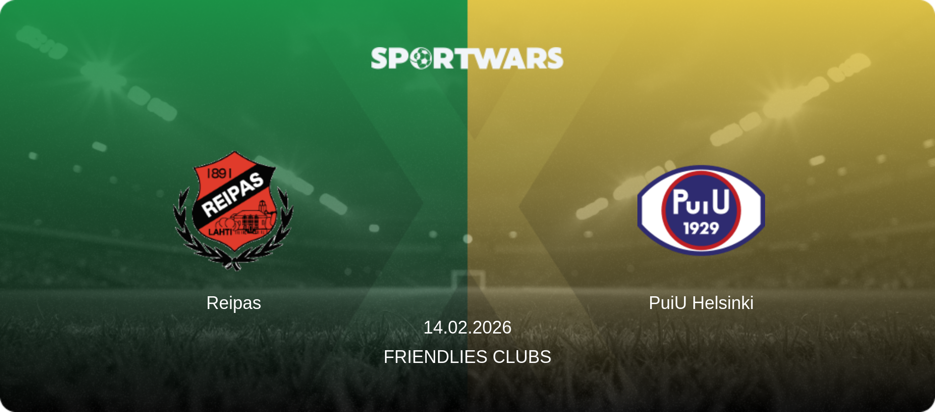 Reipas — PuiU Helsinki, 14.02.2026 — Friendlies Clubs (match preview)