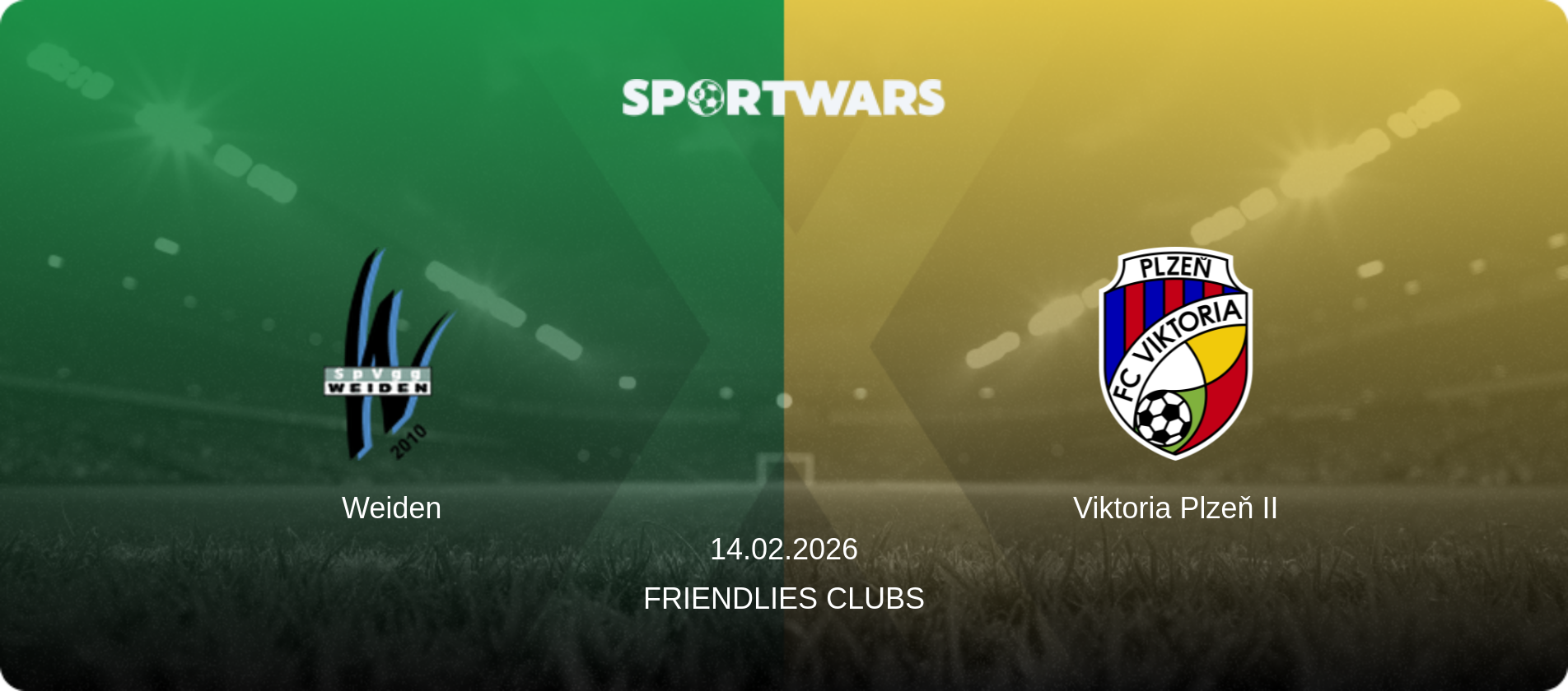 Weiden — Viktoria Plzeň II, 14.02.2026 — Friendlies Clubs (match preview)