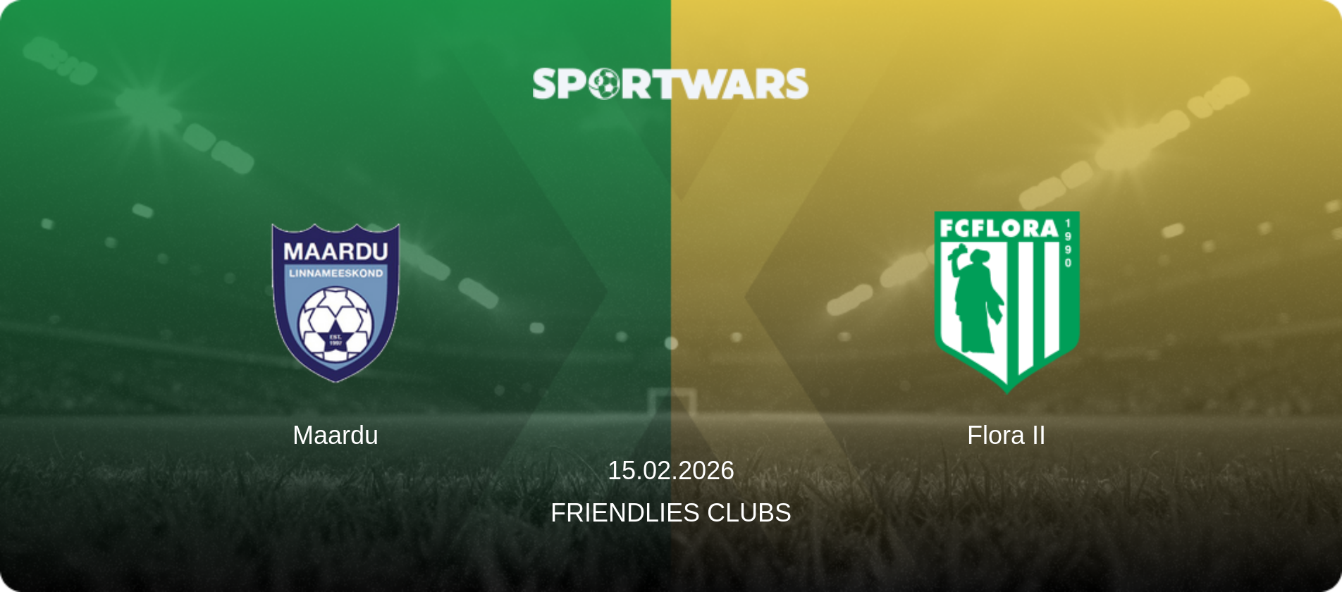 Maardu — Flora II, 15.02.2026 — Friendlies Clubs (match preview)