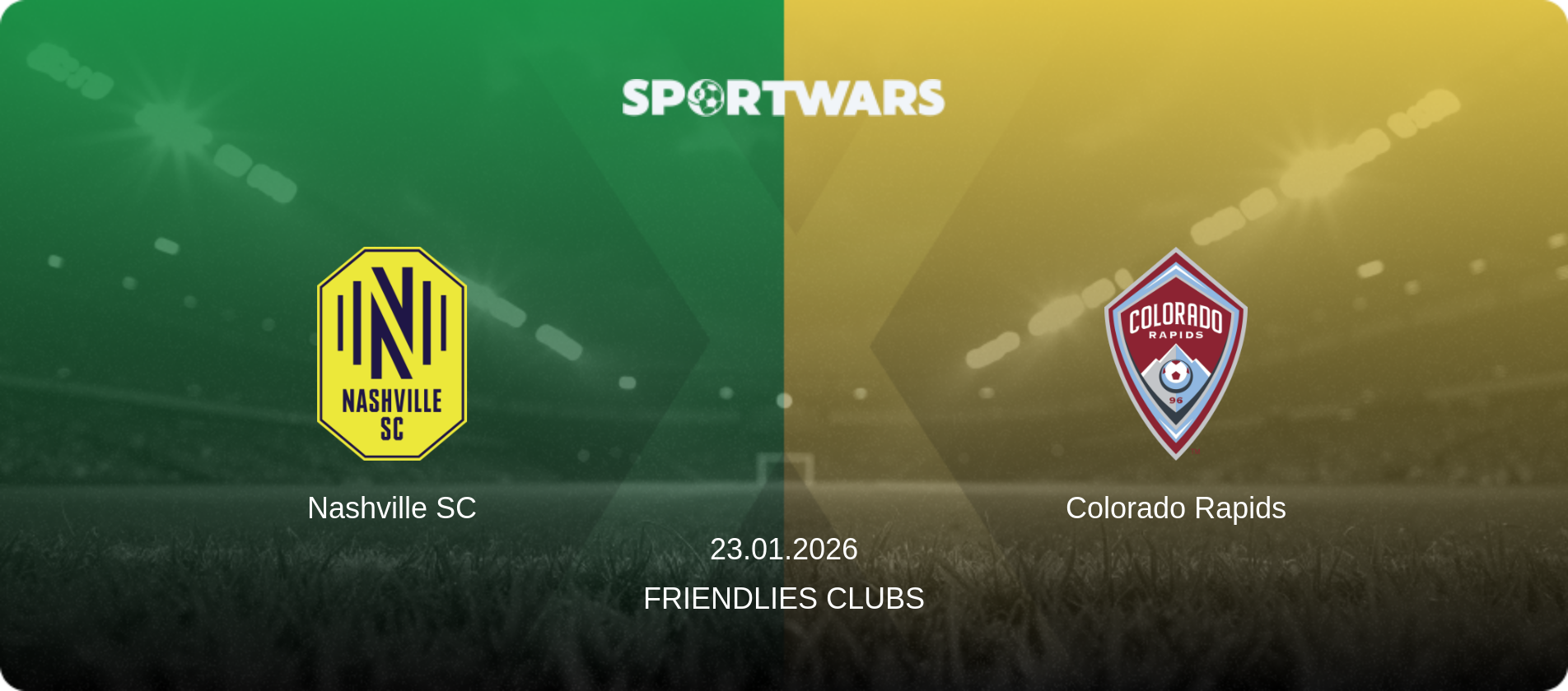 Nashville SC — Colorado Rapids, 23.01.2026 — Friendlies Clubs (match preview)