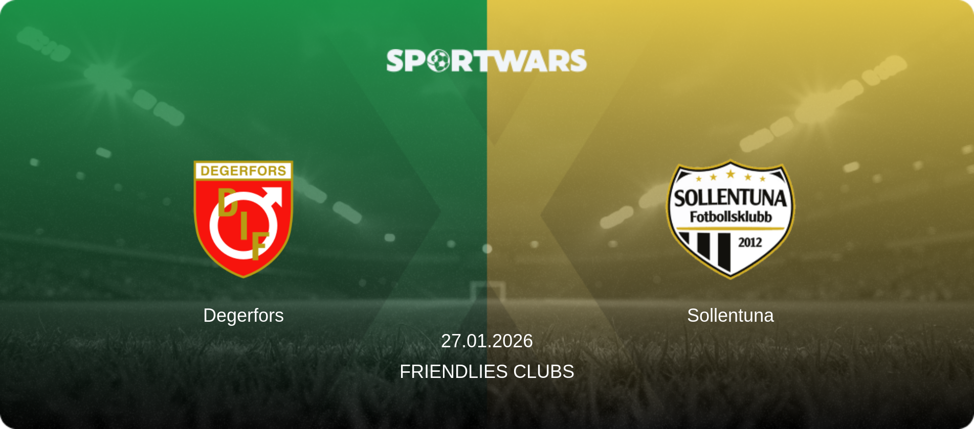 Degerfors — Sollentuna, 27.01.2026 — Friendlies Clubs (match preview)