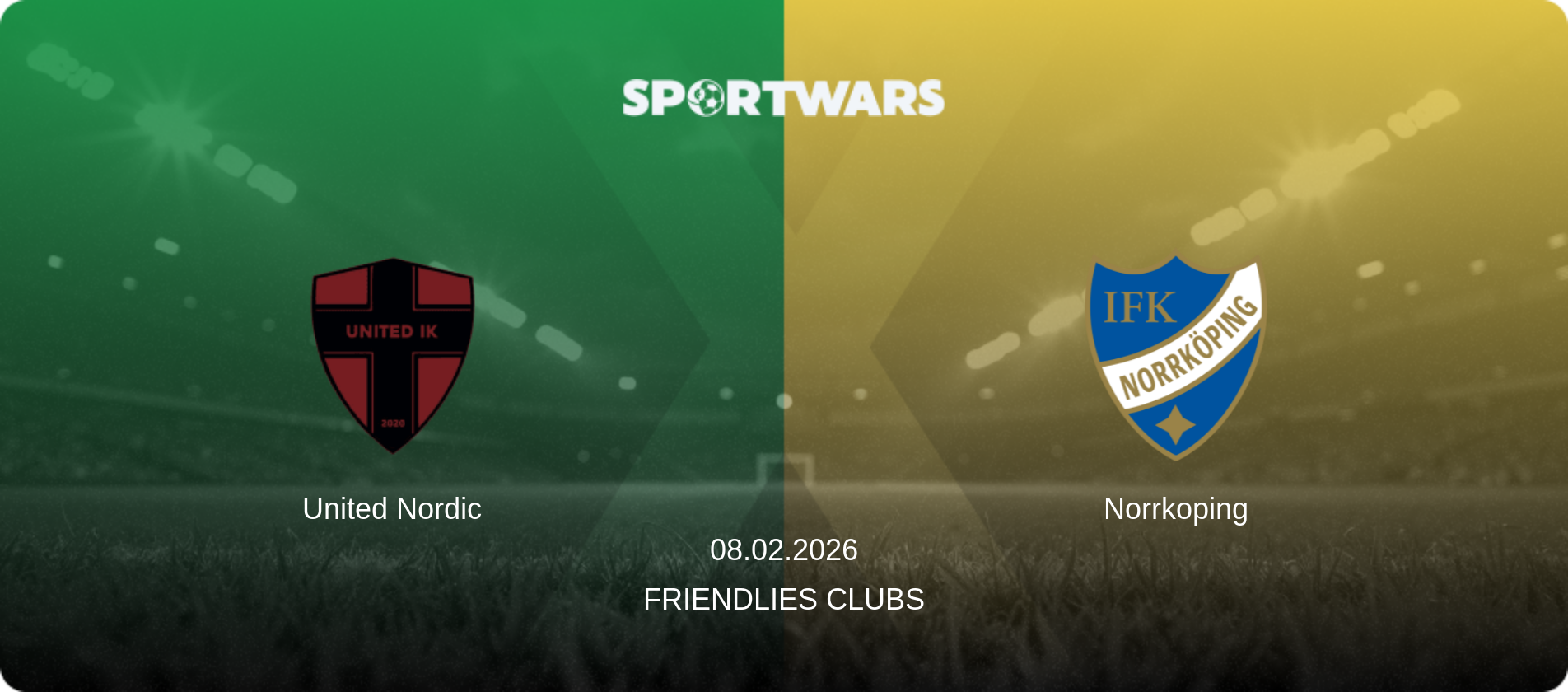 United Nordic — Norrkoping, 08.02.2026 — Friendlies Clubs (match preview)