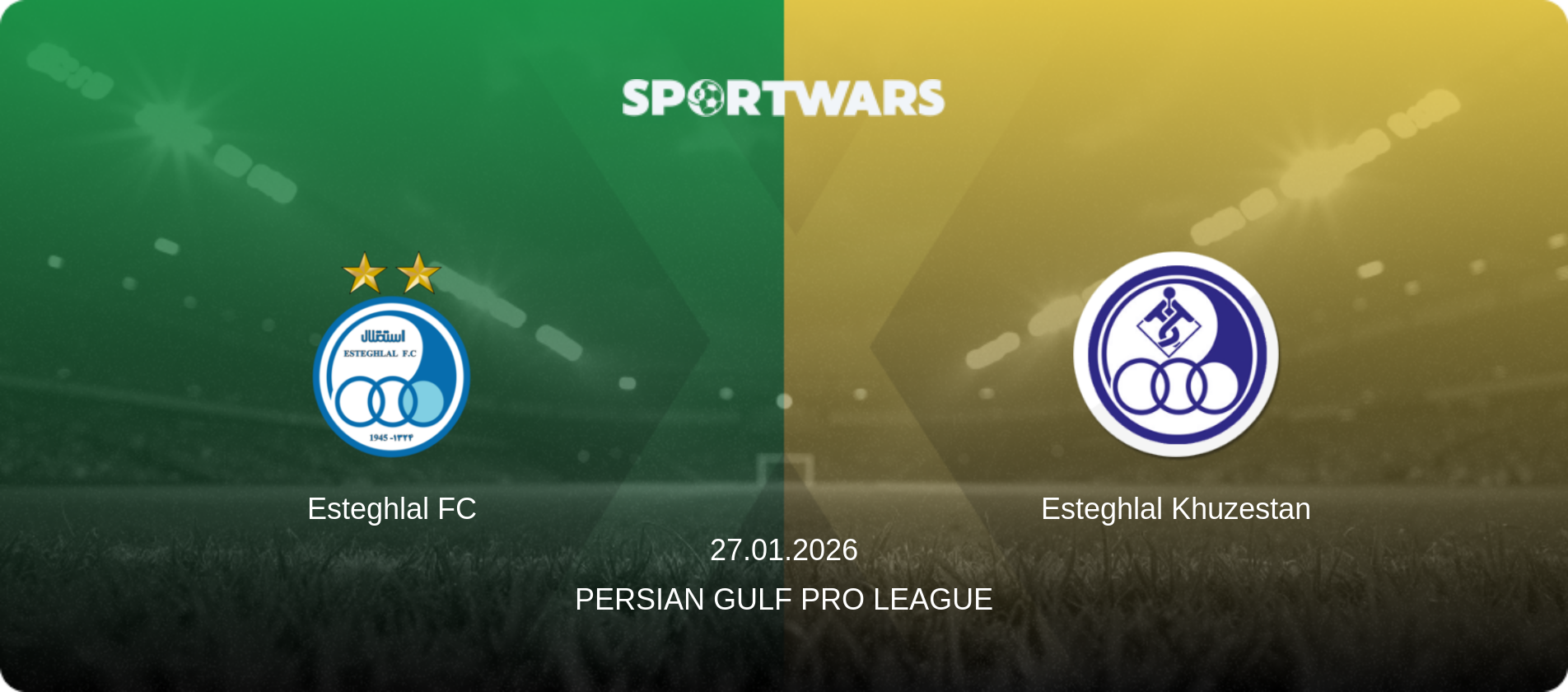 Esteghlal FC — Esteghlal Khuzestan, 27.01.2026 — Persian Gulf Pro League (match preview)