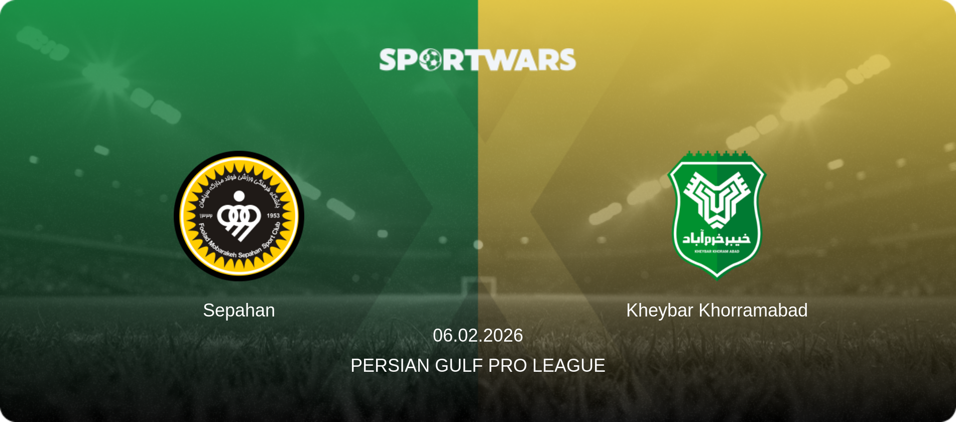 Sepahan — Kheybar Khorramabad, 06.02.2026 — Persian Gulf Pro League (match preview)