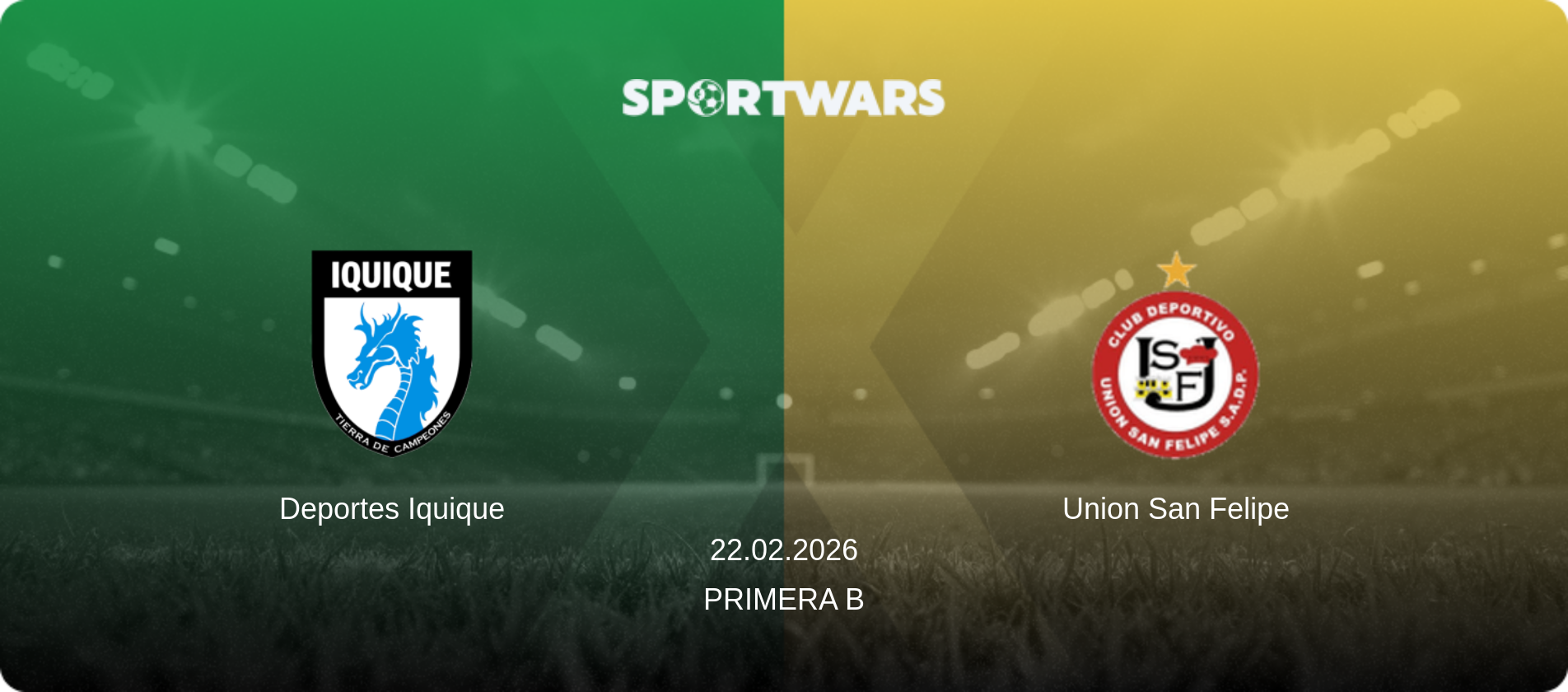 Deportes Iquique — Union San Felipe, 22.02.2026 — Primera B (match preview)