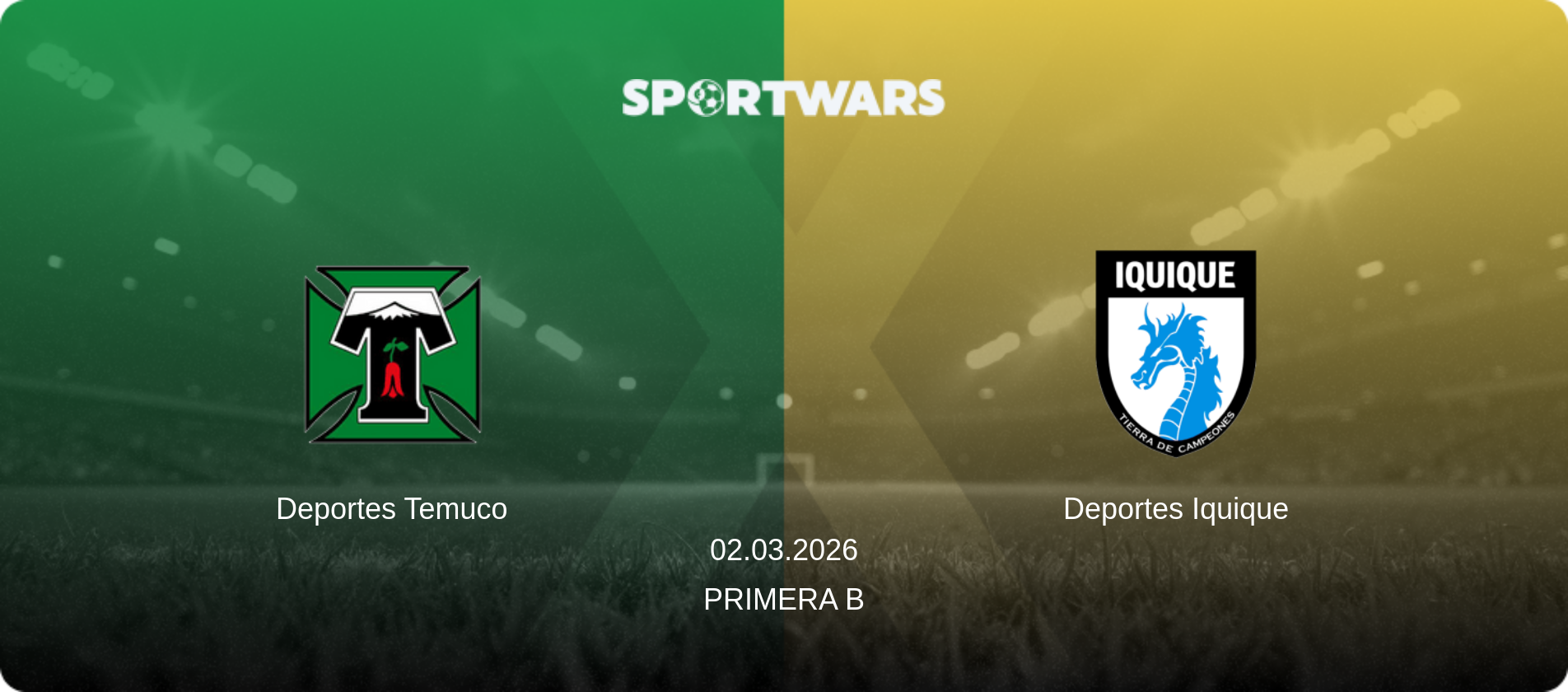 Deportes Temuco — Deportes Iquique, 02.03.2026 — Primera B (match preview)