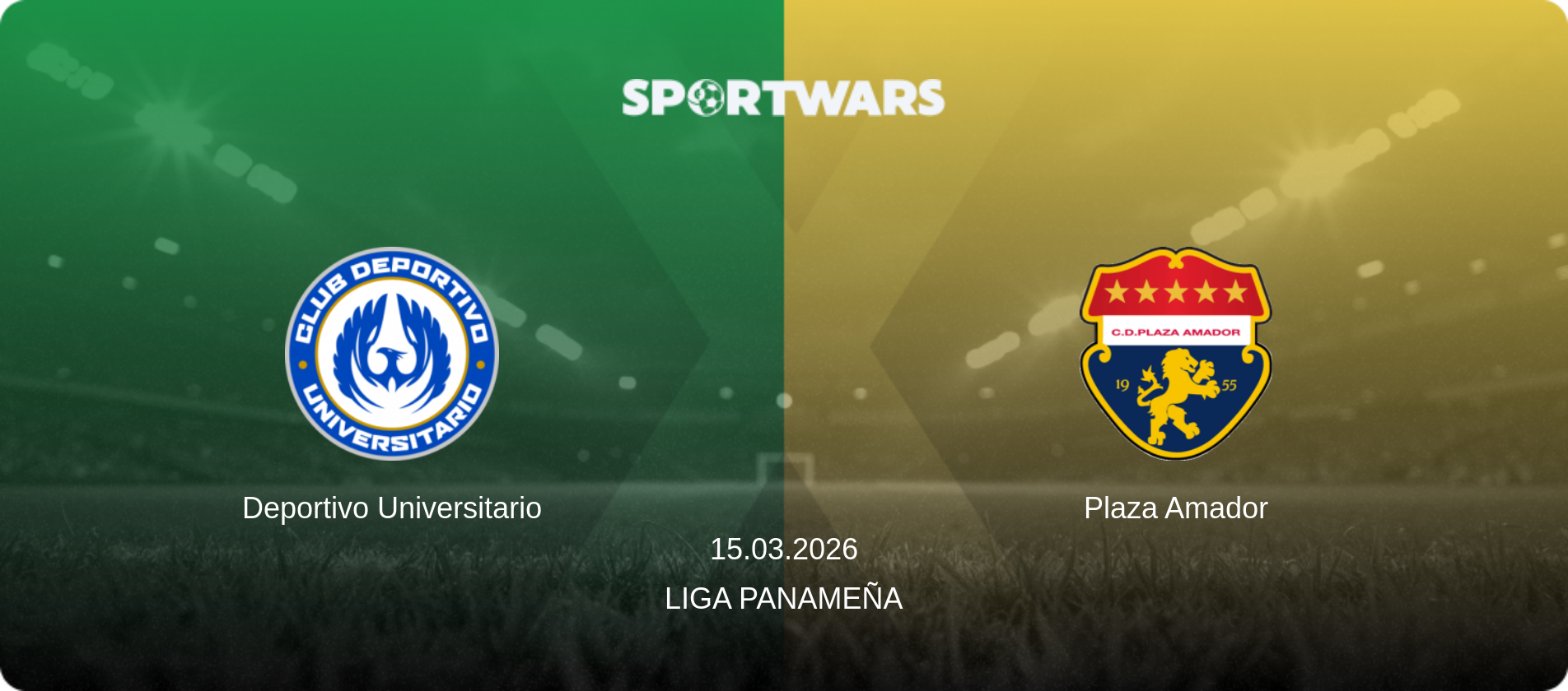 Deportivo Universitario — Plaza Amador, 15.03.2026 — Liga Panameña (match preview)