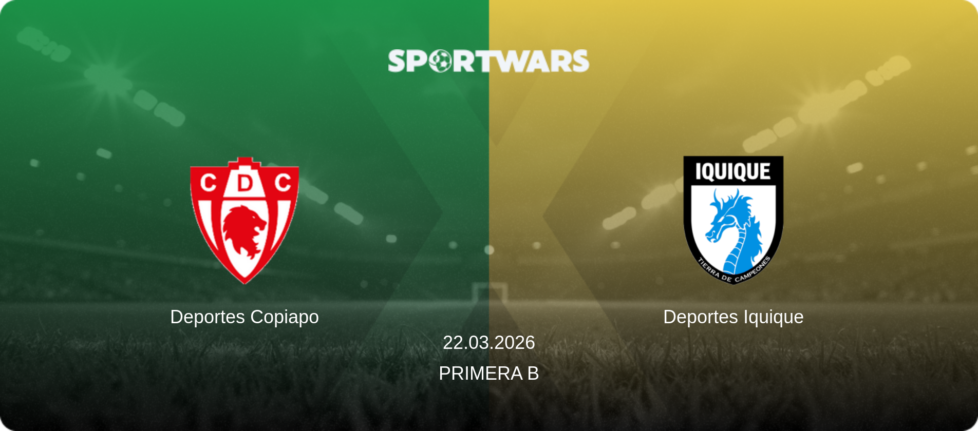 Deportes Copiapo — Deportes Iquique, 22.03.2026 — Primera B (match preview)