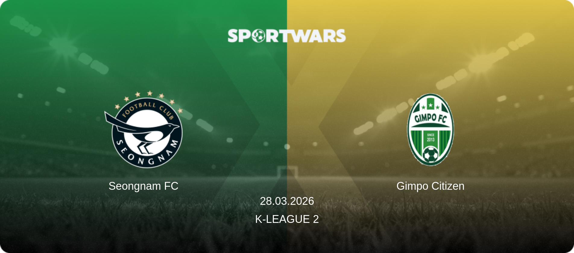 Seongnam FC — Gimpo Citizen, 28.03.2026 — K-League 2 (match preview)