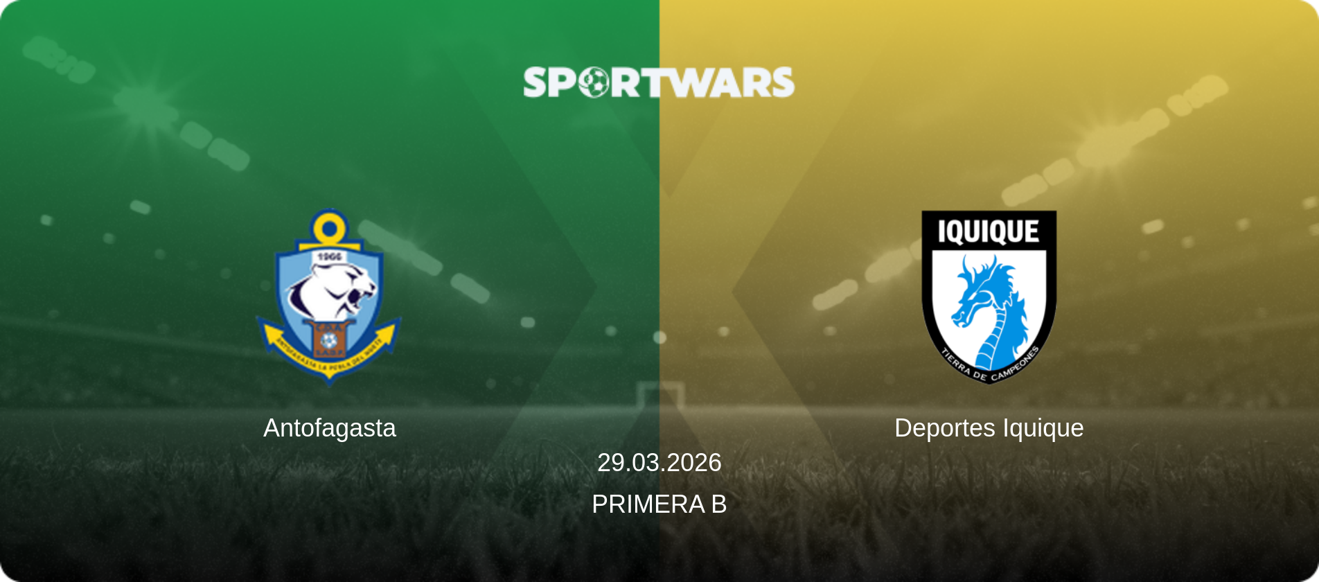 Antofagasta — Deportes Iquique, 29.03.2026 — Primera B (match preview)