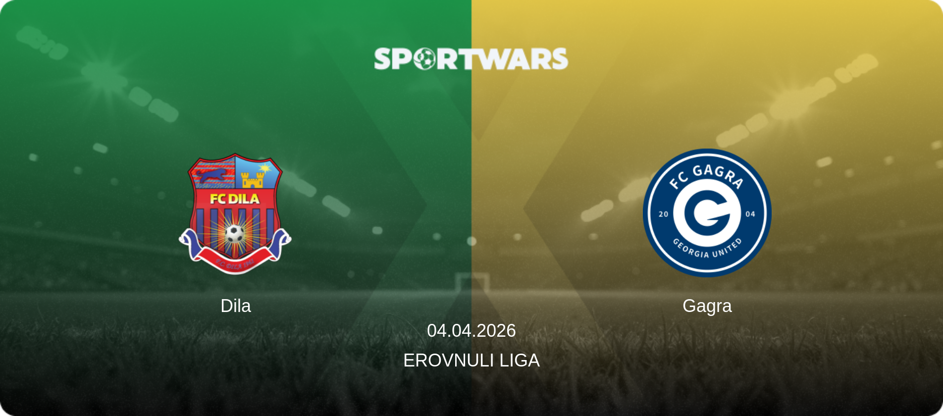 Dila — Gagra, 04.04.2026 — Erovnuli Liga (match preview)
