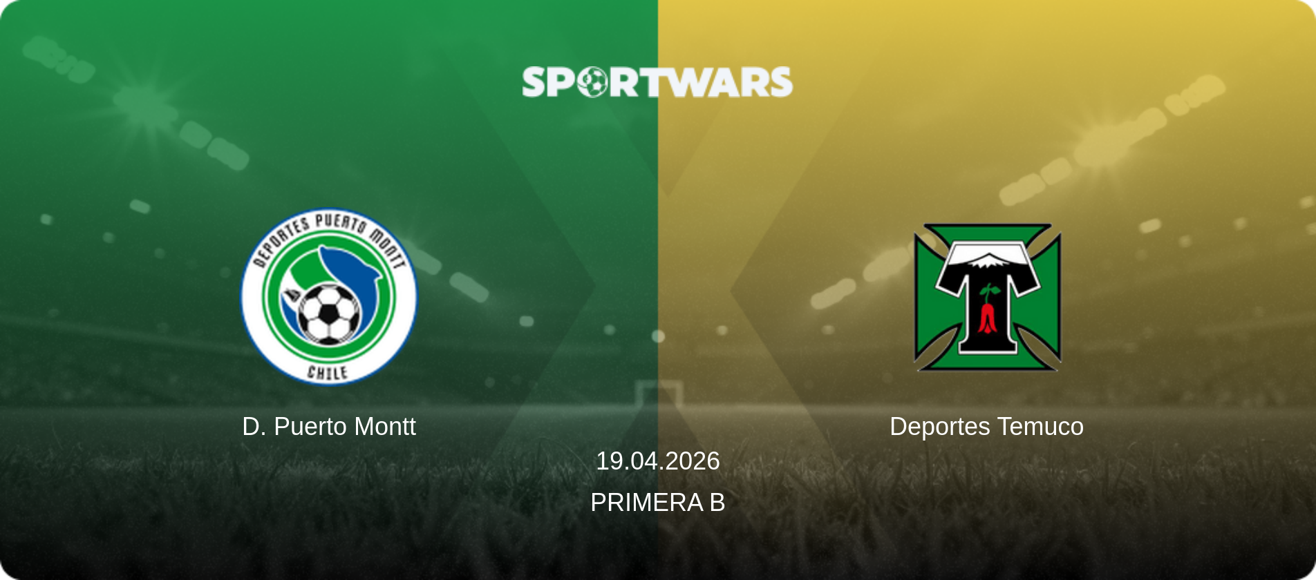 D. Puerto Montt — Deportes Temuco, 19.04.2026 — Primera B (match preview)