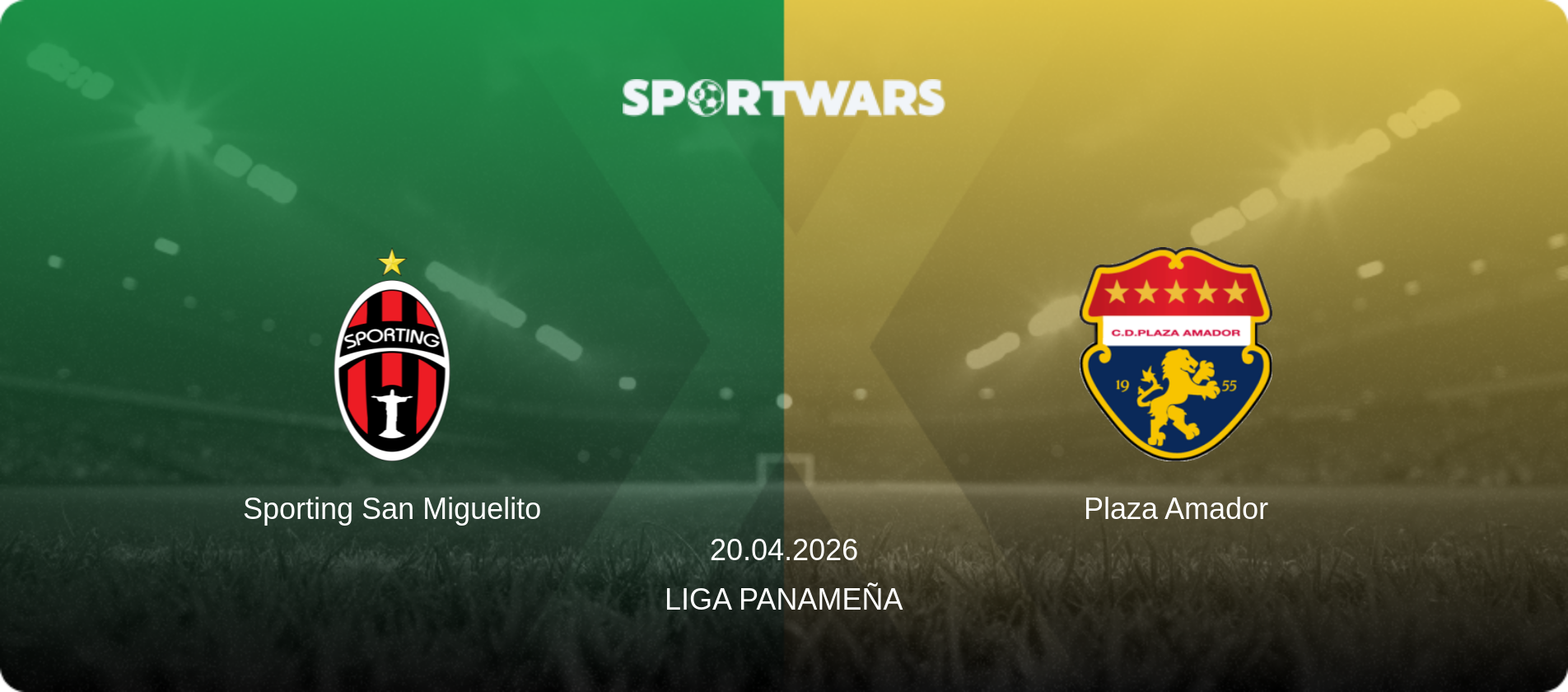 Sporting San Miguelito — Plaza Amador, 20.04.2026 — Liga Panameña (match preview)